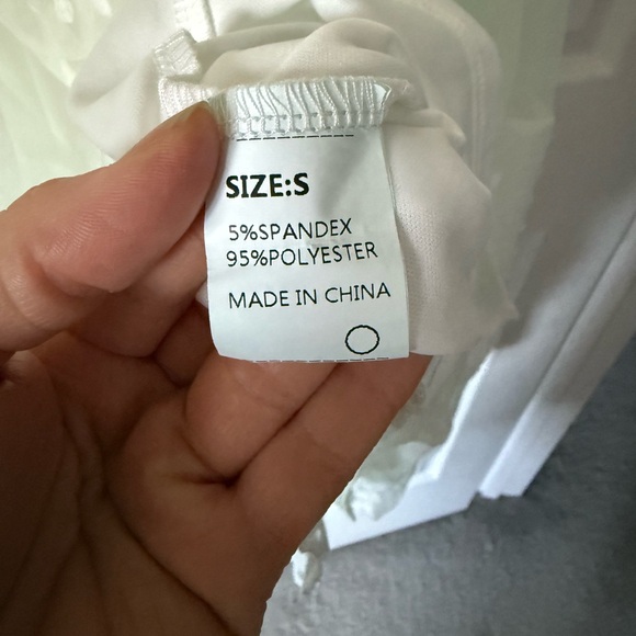 White Flutter Sleeve Bohemian Maxi Dress - Picture 4 of 5